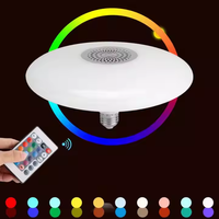 Ampoule de musique à LED RGB Changement de couleur Télécommande Haut-parleur stéréo sans fil Lumière colorée