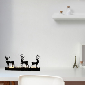 ที่ใส่เทียนทีไลท์โลหะลายฉลุแบบโมเดิร์น งานแฮนด์เมด ของตกแต่งบ้านสำหรับคริสต์มาส ของขวัญ - Product Image 6