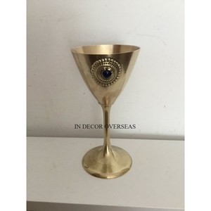 Entièrement de haute qualité plaqué or qualité supérieure en aluminium coulé fantaisie concepteur rouge vin gobelet verres Barware accessoires approvisionnement - Product Image 4