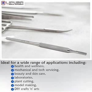 Poignée de scalpel de qualité supérieure #3 Design en acier inoxydable pour la chirurgie Taille de montage 9-16 Lames de scalpel Instruments médicaux manuels - Product Image 2