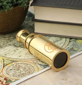 Télescope pliable en laiton avec kit d'explorateur vintage antique pour la navigation, la décoration et l'étude historique - Product Image 6
