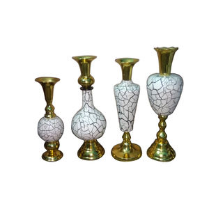 Vase en aluminium chaud pour la décoration de la maison et du mariage Vase à fleurs décoratif en métal fait à la main Vase en métal moulé en aluminium - Product Image 6