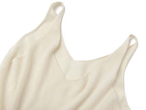 Camiseta sin Mangas de Algodón Tejido Asimétrico para Mujer, de la Mejor Calidad, Precio Económico, al por Mayor, Camisola Elástica con Tirantes Finos - Product Image 4