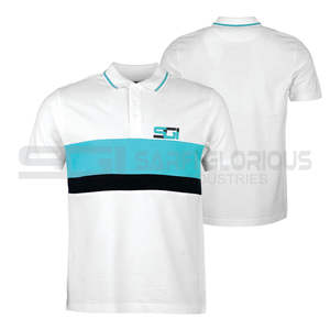 Personalizado bordado transpirable hielo seda algodón solapa bordado Logo trabajo Polo camisa Slim Fit negocios Golf camiseta Unisex - Product Image 1