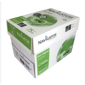 A4 Navigator Papel de copia universal 80gsm 75gsm 70gsm Hojas de bonos de calidad OEM En stock Envío rápido Venta al por mayor Grado Premium - Product Image 5