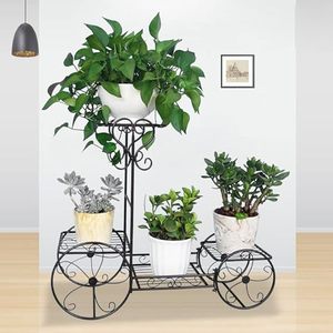 Vente chaude Fer Fleur Rack Affichage Plante Stand Décoratif Fer Métal Plante Stand Jardin Balcon En Haute Qualité - Product Image 3
