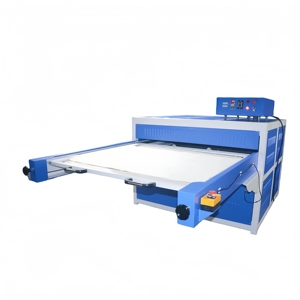 Presse à chaud automatique grand format à double station de type tiroir, directement de l'usine, 80*100cm / <span class=keywords><strong>100</strong></span>*120cm pour l'impression de t-shirts - Product Image 1