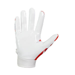 Guantes de receptor de fútbol de dedo completo OEM Impresión de silicona antideslizante para Pakistán Directo de fábrica - Product Image 3