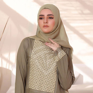 Offre Spéciale femmes Abaya robe musulmane tenue décontracté en gros femmes Abaya à manches longues plus de couleurs vêtements islamiques - Product Image 5