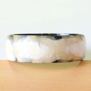 Brazaletes de Cuerno de Búfalo Natural, Joyería Artesanal de Cuerno de Búfalo - Product Image 6