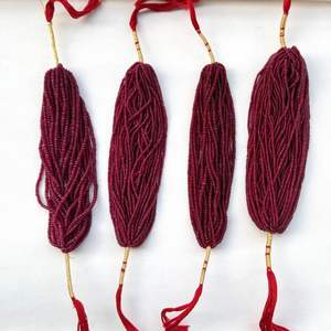 Cuentas Redondas Lisas de Rubí Rojo Natural de Alta Calidad Premium de 2 mm a 3 mm para la Elaboración de Joyería Fina - Product Image 2