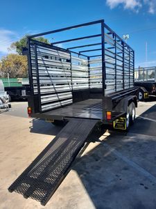 Wholesale Factory Livestock <b>Trailer</b> 12x6 Nugent 1001-2000 kg Payload <b>Box</b>/Cattle <b>Trailer</b> K-Rails Available Sale - Product Image 2