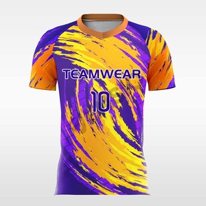 Vente en gros de maillots de football 100% en polyester personnalisés pour hommes et jeunes maillots de football français de haute qualité pour adultes et enfants - Product Image 1