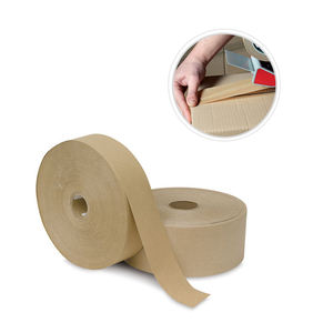 Cinta de Papel Kraft de embalaje activado por agua, personalizado, precio competitivo, buena calidad, novedad - Product Image 1