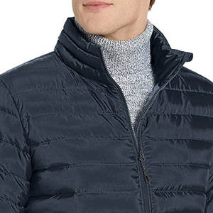 Chaquetas de burbuja de invierno para hombre hechas en fábrica Chaquetas de burbuja de la mejor calidad Chaquetas de burbuja de color negro para hombre Chaquetas de burbuja con cremallera lisa - Product Image 6