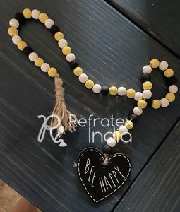 Guirnalda de cuentas de madera, colección única, precio bajo, hecha por refractex, India - Product Image 1