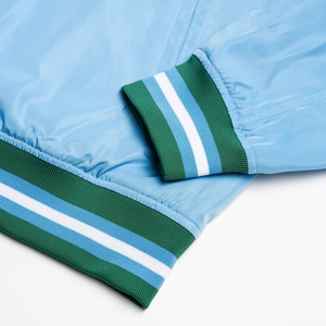 Veste d'université pour hommes brodée sur mesure Vestes de baseball en polyester satiné style de rue surdimensionnées et lourdes pour hommes - Product Image 3