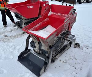 รถดัมพ์ขนาดเล็กบรรทุกเองได้ทุกพื้นผิว 500 กก. รถเข็นไฮดรอลิกแบบตีนตะขาบ เครื่องยนต์เบนซิน รถบรรทุกยางขนาดเล็ก - Product Image 1