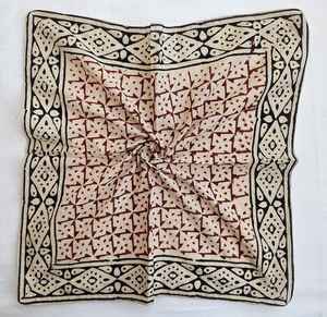 Bandana en coton imprimé à la main, écharpe bohème à motif paisley, écologique, bandeau pour cheveux, cadeau pour elle - Product Image 4