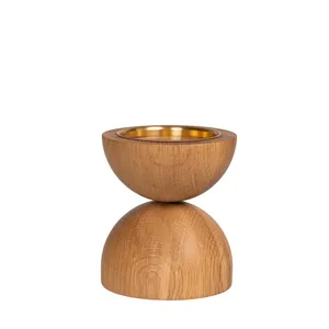 Portavelas de Madera Hecho a Mano de Diseño Moderno al por Mayor, el Mejor Precio, Portavelas Decorativo Navideño Personalizable de Alta Calidad - Product Image 1