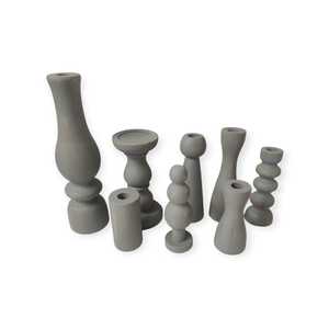 Candelabro de Madera de Mango Blanco Antiguo, Estilo Americano Vintage de Lujo, Decoración para el Hogar y Jardín, para Navidad y Bodas - Product Image 4