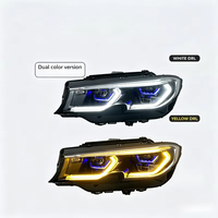 Phares laser fumés LIANGTU G20 pour BMW G20, phares « Snake Eyes » G21 G28, ensemble de phares LED améliorés RGB jaune et blanc DRL