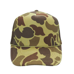 Gorra de Camionero de Espuma con 5 Paneles Personalizada, Gorra de Béisbol con Camuflaje, para Pesca y Ciclismo, Bordado 3D, Unisex, Deportiva, de Lona y Malla de Alta Calidad - Product Image 3