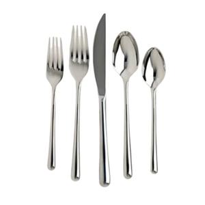 Couverts en acier inoxydable utilisés dans les ustensiles de cuisine Table café usage domestique couleur argent plaqué fini couverts Design supérieur poignée ensemble de 5 - Product Image 2