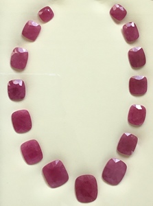 194.26กะรัตทับทิม mozambique เบาะเหลี่ยมเพชรพลอยตัดรูปแบบความร้อนสำหรับการทำเครื่องประดับที่ดีทำ Natura อัญมณี - Product Image 2