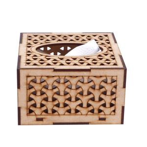 Boîte à mouchoirs portable en cuir tendance, support décoratif pour serviettes, décoration de table, utilisation domestique et rustique - Product Image 5