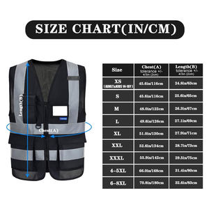Gilet de sécurité respirant haute visibilité avec bandes réfléchissantes avant Gilet de travail Vêtements de sécurité pour la construction Prix d'usine - Product Image 2