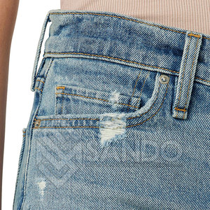 Shorts de Mezclilla para Mujer Tallas Grandes, Transpirables, 100% Algodón, Material Resistente, Precio Bajo para Adultos, Venta al Por Mayor - Product Image 6