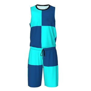 Maillot de basket-ball sublimé personnalisé impression personnalisée du nom de l'équipe et du numéro côte col rond ceinture à cordon de serrage robuste - Product Image 6