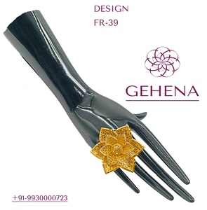 5 gramos 24K chapado en oro de lujo placa africana conjunto de joyas nuevo estilo africano de Dubái incluye collar y anillo de dedo para mujer - Product Image 1