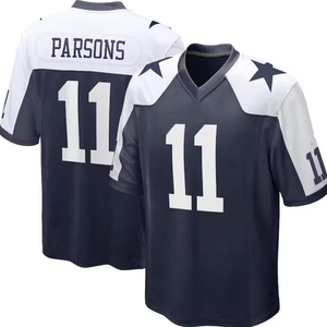 Camiseta de fútbol americano para hombre, conjuntos de camisetas de fútbol personalizados de fútbol de poliéster, uniforme de equipo - Product Image 5