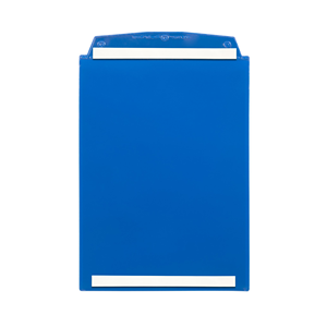 Taschina autoadesiva con 2 strisce adesive A4 verticale, Blu, 10 pz / confezione.- 2SDSK/4210-03 - Product Image 1