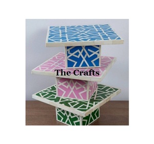 Juego de 3 servidores de pastelería de forma redonda con soporte de madera para servir chocolate de calidad superior a buen precio - Product Image 5