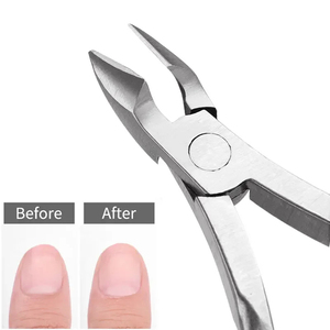 MORGANS INDUSTRIES <b>Professional</b> Stainless Steel <b>Nail</b> <b>Clipper</b> 9.2cm Straight Blade Sharp Tip Wide Jaw Opening Durable for Finger - Product Image 4