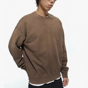 Fabricación Sudadera CON CAPUCHA DE VERANO Venta al por mayor Sudaderas de algodón suave Patrón personalizado Crew Gráfico O Sudadera con capucha de cuello redondo - Product Image 3