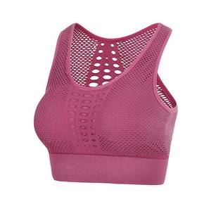 Sujetador deportivo de talla grande para mujer, ropa para Yoga, correr, cinturón ajustable, con cremallera frontal, sin colección - Product Image 2