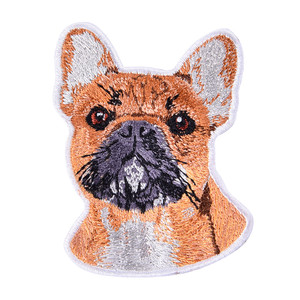 卸売 カスタム 刺繍パッチ 3D 犬ワッペン 衣類用 漫画キャラクターエンブレム 動物パッチ - Product Image 1