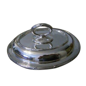 Diseño hecho a mano niquelado acabado vajilla Decoración Accesorios fiestas de cumpleaños pastel servidor soporte para uso doméstico Hotel - Product Image 1