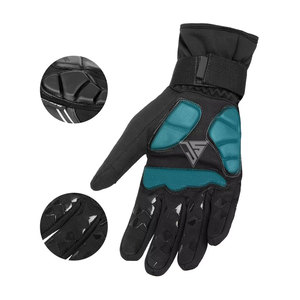 Outdoor Winter Cycle Glove Material Used Polyurethane Laminate Waterproof Fabric,<b>Silicone</b> <b>Printing</b>,<b>Rubber</b> <b>Paddings</b> - Product Image 2