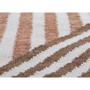 Alhambra Ivory Flat Weave Wool <b>Rugs</b> Geometric Handmade Diamond and Rectangle Jute <b>Rugs</b> for Home for <b>Bedside</b>-ADWP-13055 - Product Image 3