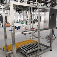 Machine de remplissage aseptique de sachets de sauce de 180 à 220 litres pour jus de fruits, pâte, eau de coco en fût et en sachets, remplisseur aseptique BIB