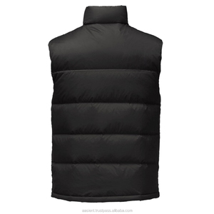 Custom Quilted Puffer <b>Vest</b> | <b>Black</b> Sleeveless Winter Jacket | Lightweight Thermal Bodywarmer | Factory Direct - Product Image 4