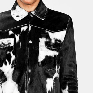 แจ็กเก็ตหนังวัวสำหรับผู้ชายเสื้อแจ็กเก็ตหนังวัวสำหรับฤดูหนาวดีไซน์ตามสั่ง - Product Image 3