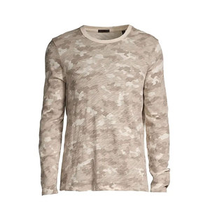 Camisa de Camuflaje Ligera de Manga Larga para Hombre, Cuello Redondo Personalizado, Camisas de Caza para Hombre, Tejido de Punto Duradero, Logotipo Personalizado - Product Image 1