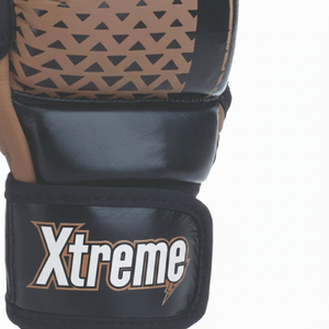 ถุงมือ Xtreme Boxing MMA แบบครึ่งนิ้ว สำหรับฝึกซ้อมศิลปะการต่อสู้แบบผสมผสาน  บุเจลหนัง  ป้องกันการลื่น  ปิดด้วยแถบตีนตุ๊กแก - Product Image 4