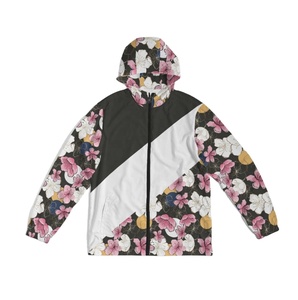 Vente en gros de vestes coupe-vent imperméables logo personnalisé coupe-vent pour hommes veste légère en nylon pour extérieur sublimation pour hommes - Product Image 1